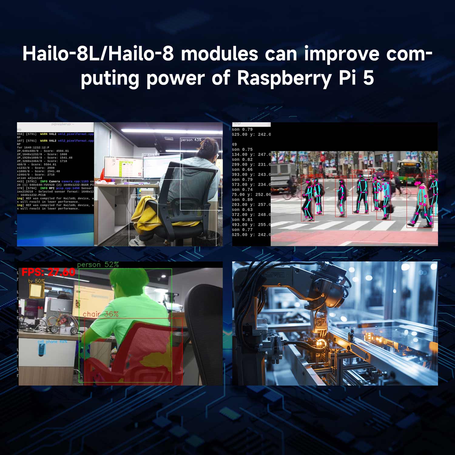 Hailo 8/8l módulo de aceleraçã - Raspberry Pi Ai Kit Hailo-8L avaliação e preço
