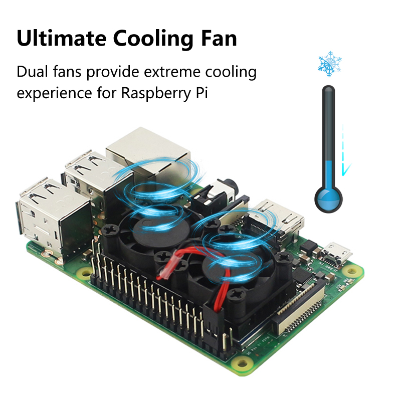 Raspberry pi 4 ventilador dupl - Raspberry Pi Water Cooling Kit avaliação e preço
