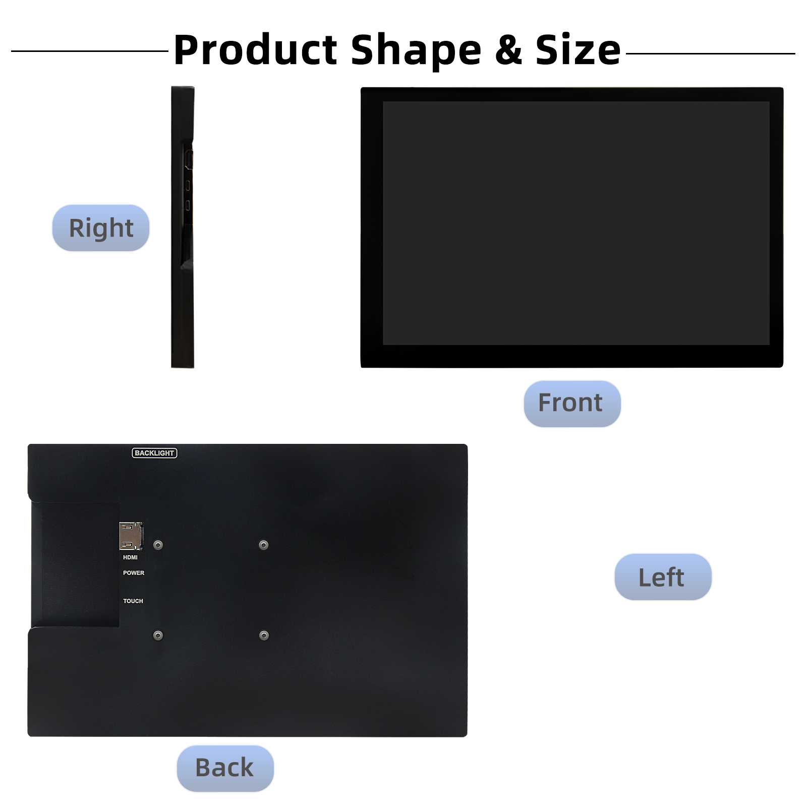 Portátil HDMI Capacitivo Touch - Raspberry Pi 10.1 Inch Capacitive Touch Screen Ips avaliação e preço