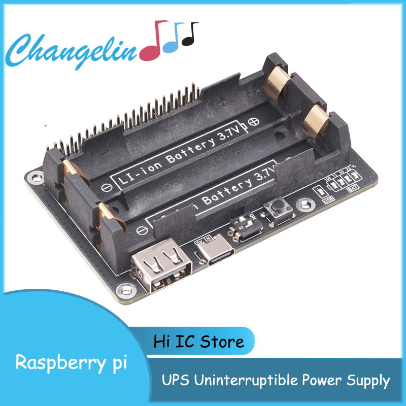 Raspberry pi 18650 ups fonte d - Raspberry Pi Uninterrupted Power Supply Ups 18650 avaliação e preço