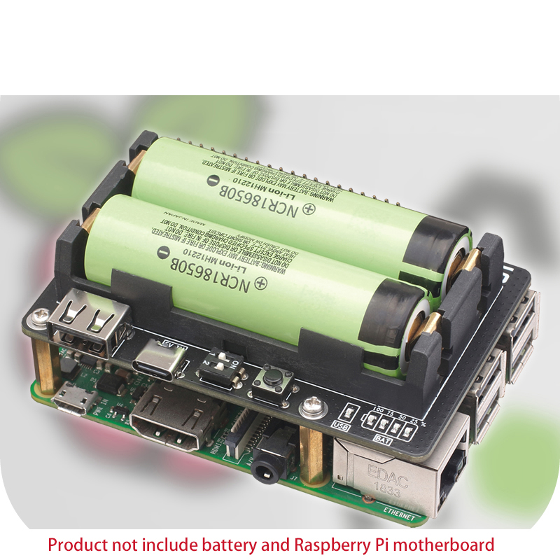 Raspberry pi 18650 ups fonte d - Raspberry Pi Uninterrupted Power Supply Ups 18650 avaliação e preço